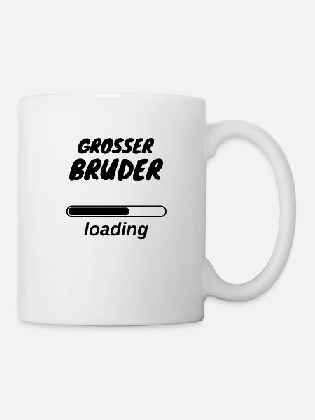 Große Bruder loading - Tasse - Weiß