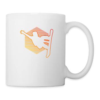 Snowboard Enfants Snowboarder Hommes Femmes Apres Sk - Mug blanc - blanc - Droite
