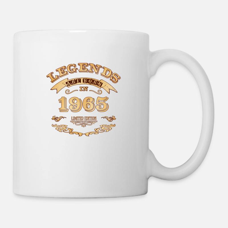 Legenden werden 1965 geboren - Tasse - Weiß