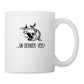 un dernier ver - Mug blanc - blanc - Droite