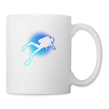 Plongée Plongée Plongeurs Sous-marins Hommes Garçons - Mug blanc - blanc - Droite