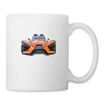 Funcar orange - Tasse - Weiß - Rechts
