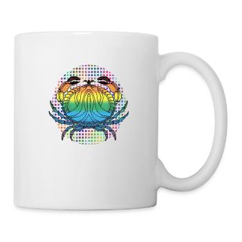 Krebs - Tasse - Weiß - Rechts