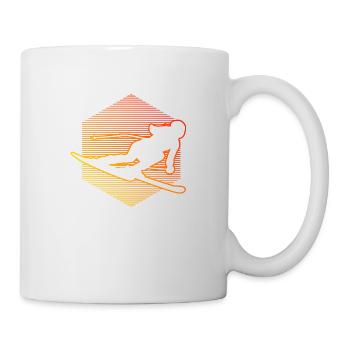 Ski Dames Ski Filles - Mug blanc - blanc - Droite