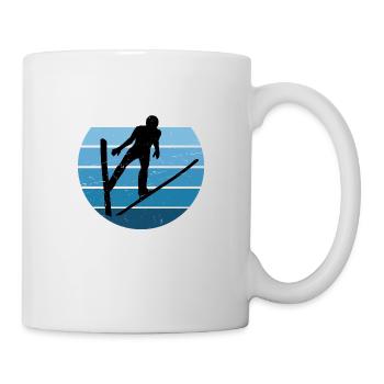 Ski jumping Ski jumper Winter sports Ski flying Fra - Mug - white - Right