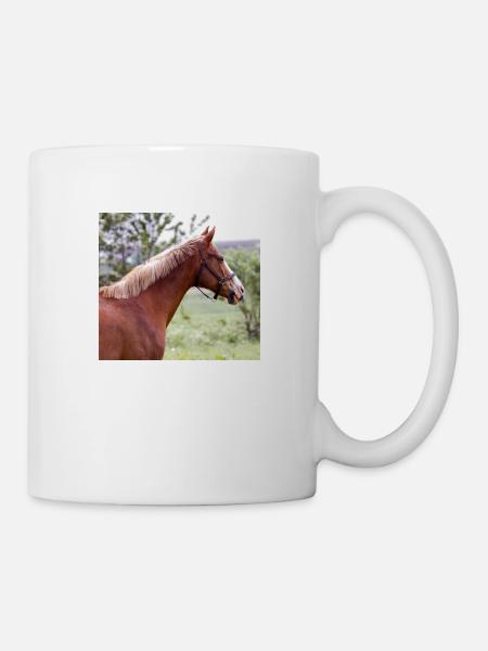 Cheval. Cheval. - Mug blanc - blanc