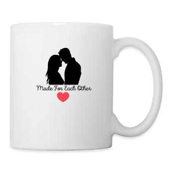 made for each other - cadeau couple - original - Mug blanc - blanc - Droite
