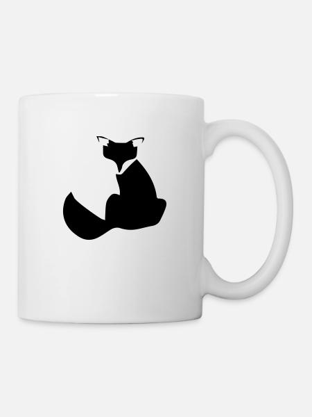 fuchs - Tasse - Weiß