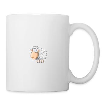 Pourquoi tant de laine? humour - Mug blanc - blanc - Droite