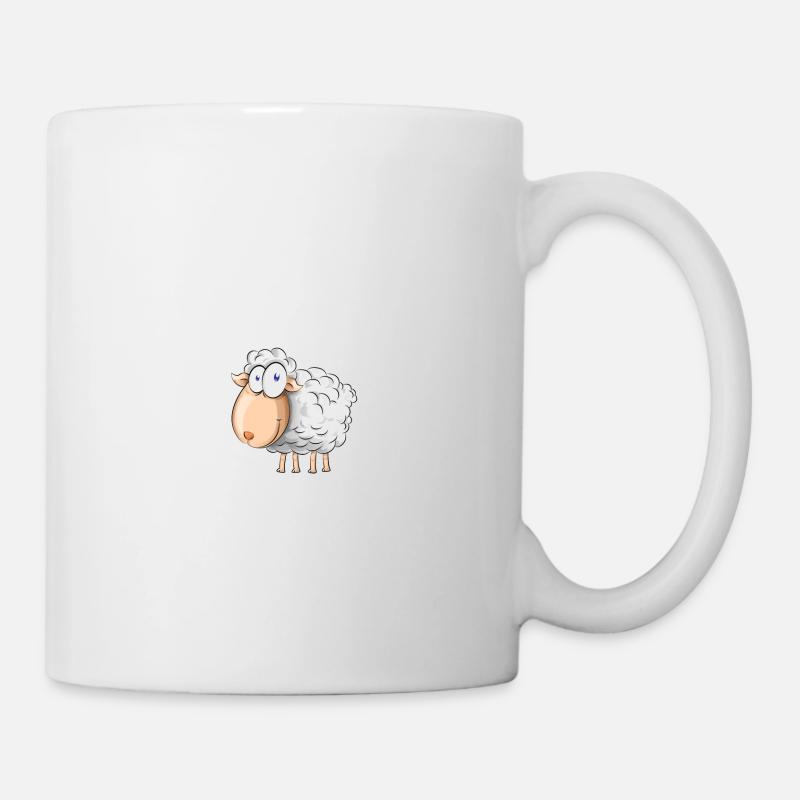 Pourquoi tant de laine? humour - Mug blanc - blanc