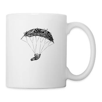 Paraglider feather feather light paraglider - Mug - white - Right