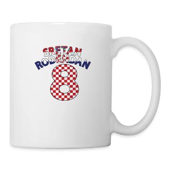 Kroatien 8. Geburtstag Sretan Rodendan 8 - Tasse - Weiß - Rechts