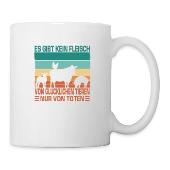 Protection du Climat Des Amis de la Nature Vegan Eco Organic Pro Vegan - Mug blanc - blanc - Droite