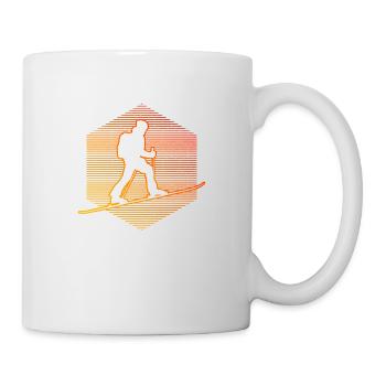 Ski De randonnée Pour hommes Ski de randonnée Ski Mountaine pour femmes - Mug blanc - blanc - Droite
