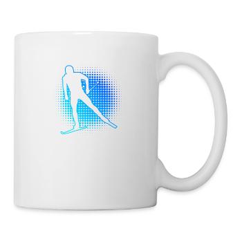 Langlauf Classic Langlauf Skating Damen Langlauf - Tasse - Weiß - Rechts