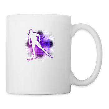 Ski de fond Patinage Ski de fond Ski de fond classique - Mug blanc - blanc - Droite