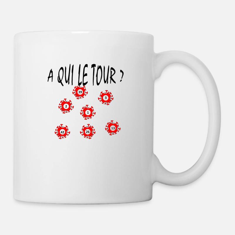 Corona A QUI LE TOUR - Mug blanc - blanc