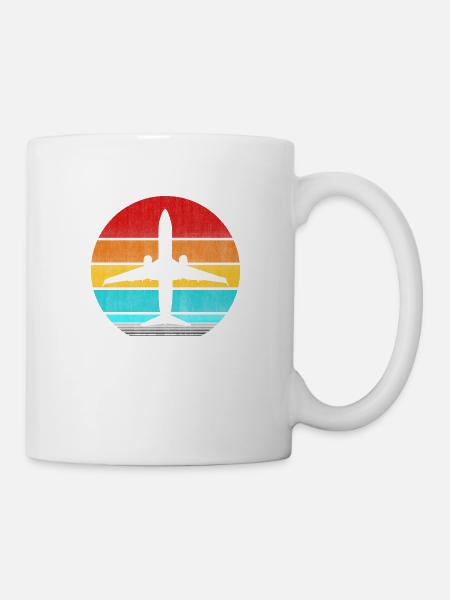 airplane - Mug - white