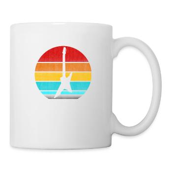 Elektrogitarre - Tasse - Weiß - Rechts