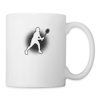 Squash Badminton Badminton Badminton Joueuse de Badminton - Mug blanc - blanc - Droite