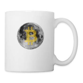 Bitcoin Lune - Mug blanc - blanc - Droite