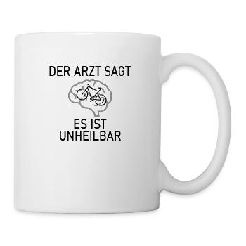 Triathlon Swim Bike Run - Tasse - Weiß - Rechts
