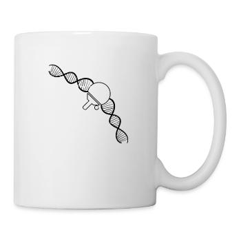 Table tennis players Table tennis bats Table tennis - Mug - white - Right