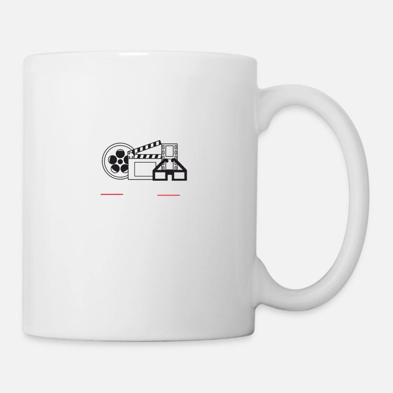 je peux pas j'ai 7ème art idée cadeau cinéma - Mug blanc - blanc