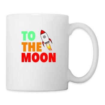 To the Moon Crypto shirt Meme Stocks Stonks Reddit - Mug - white - Right