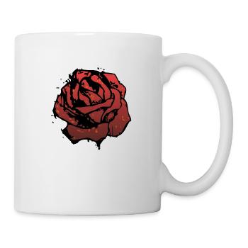 pink flower - Mug - white - Right