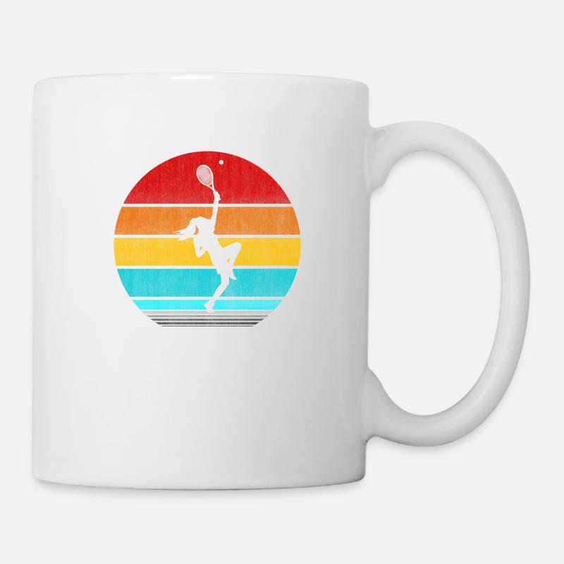 Tennis - Tasse - Weiß