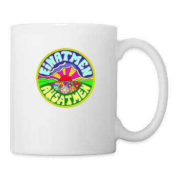Einatmen - Ausatmen - Tasse - Weiß - Rechts