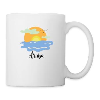 aruba - Tasse - Weiß - Rechts