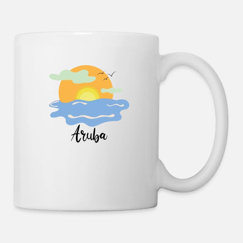 aruba - Tasse - Weiß