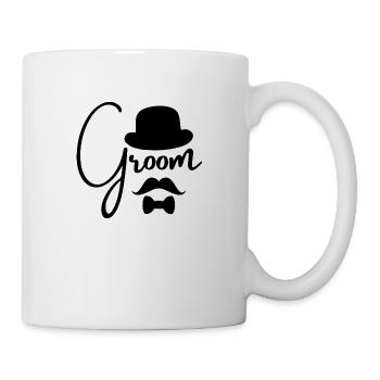 Groom - Junggesellenabschied - Tasse - Weiß - Rechts