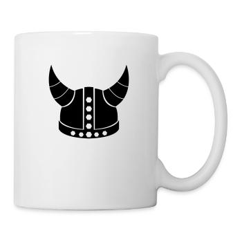 Casque Viking - Mug blanc - blanc - Droite
