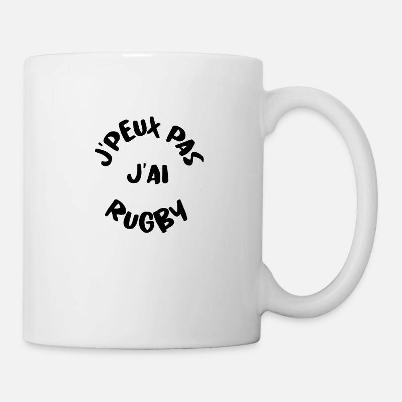 J'PEUX PAS J'AI RUGBY - Mug blanc - blanc