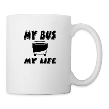 Bus - Tasse - Weiß - Rechts