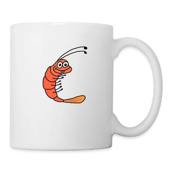 Crevette - Mug blanc - blanc - Droite