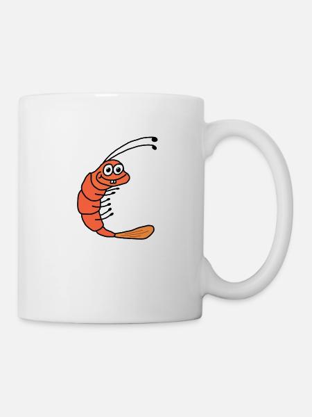 Crevette - Mug blanc - blanc