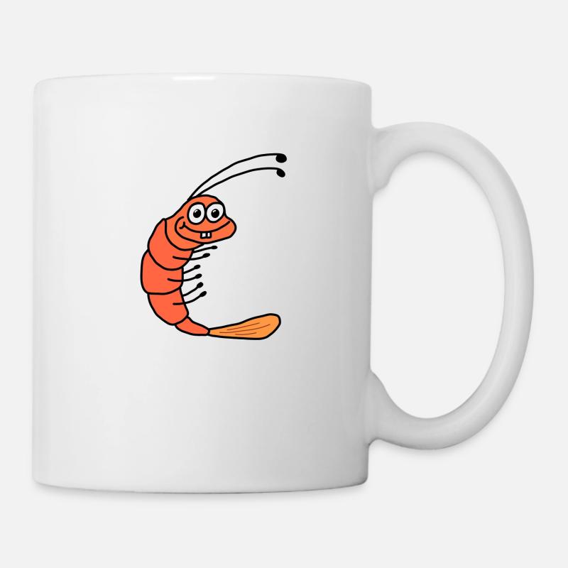 Shrimp - Tasse - Weiß