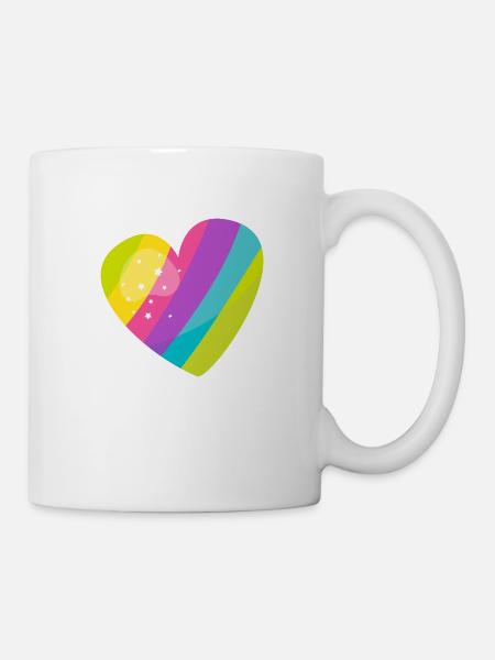Herz - Tasse - Weiß