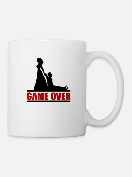 Game Over - Tasse - Weiß
