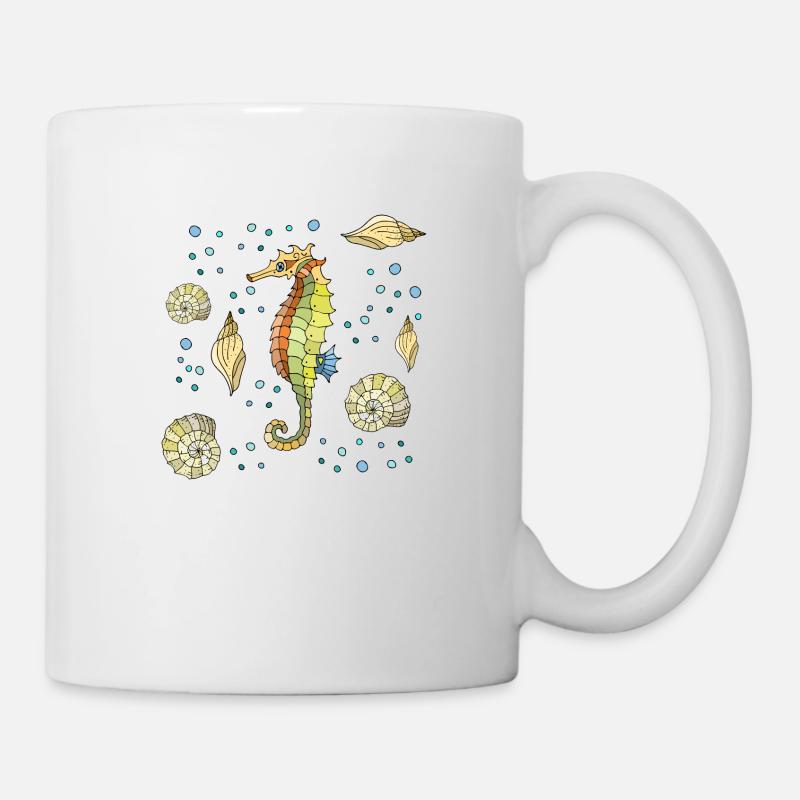 Hippocampe - Mug blanc - blanc