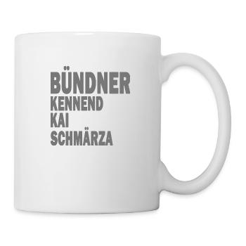 bündner kennend kai schmärza - Tasse - Weiß - Rechts