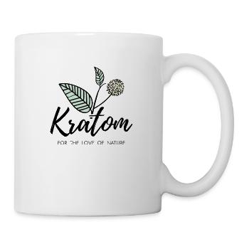 Kratom for the love of nature twig - Mug - white - Right