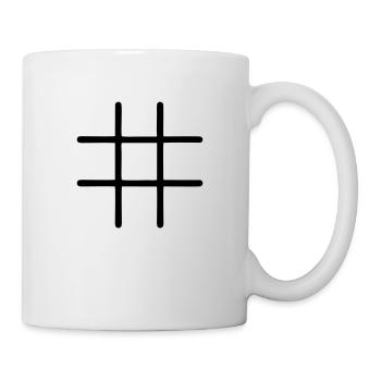 Tik Tak Toe Design - Mug - white - Right