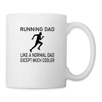 Marathon Running Run jogging - Mug - white - Right