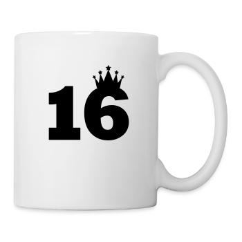 16 krone - Tasse - Weiß - Rechts