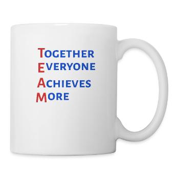 TEAM Together Everyone Achieves More - Mug - white - Right